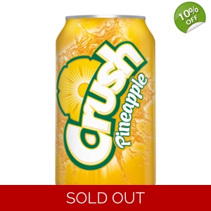 Crush Pineapple Soda 355ml Soft Drink Can American Import